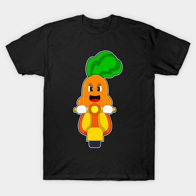 Carrot Scooter T-Shirt by Markus Schnabel